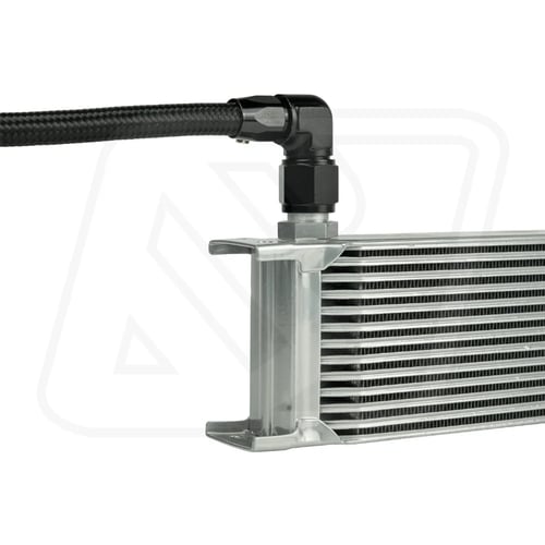 Billion ข้อต่อ 90 องศา AN10 ออกหางปลา 3/8 (BLACK)