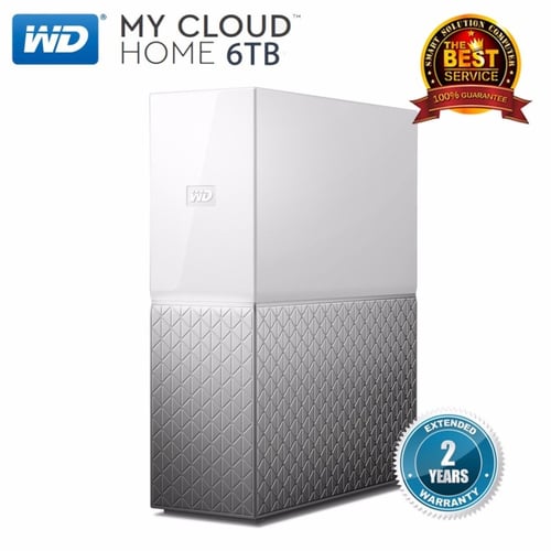 WD My Cloud Home NAS 6TB Ethernet Size 3.5" (WDBVXC0060HWT) - White