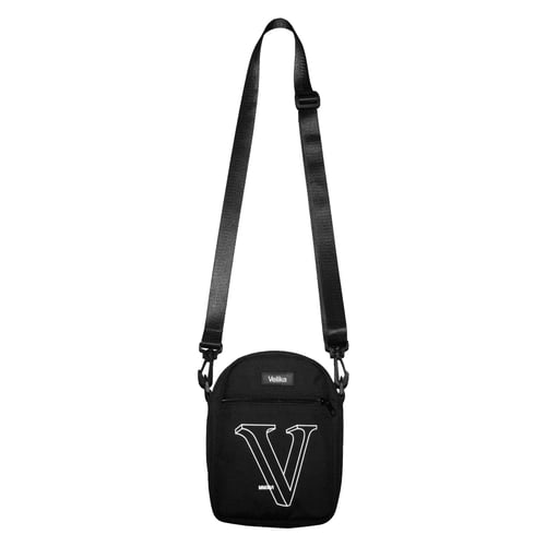 VELIKA SIGNATURE V SHOULDER BAG BLACK