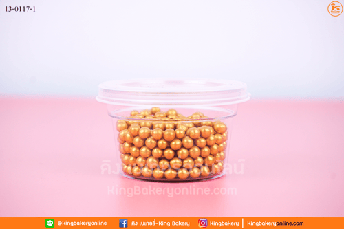 ลูกปัดสีทอง แบ่ง 25 กรัม