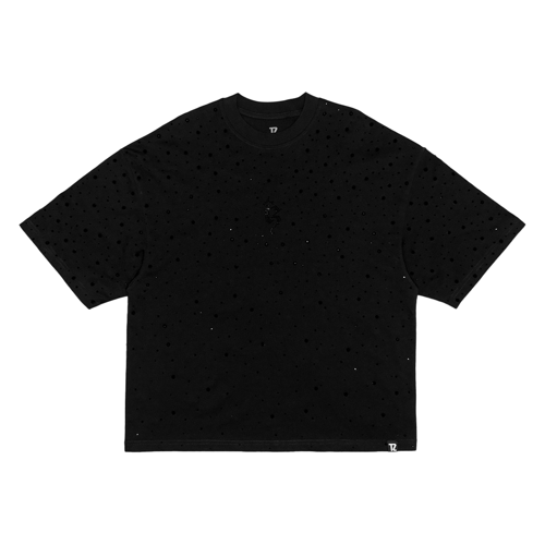 TZ WORLDWIDE GALAXY BLACK T-SHIRT BLACK