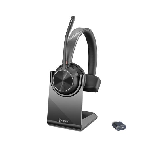 POLY VOYAGER 4310 UC USB-C, CHARGE STAND, MONO BLUETOOTH HEADSET WITH BT700