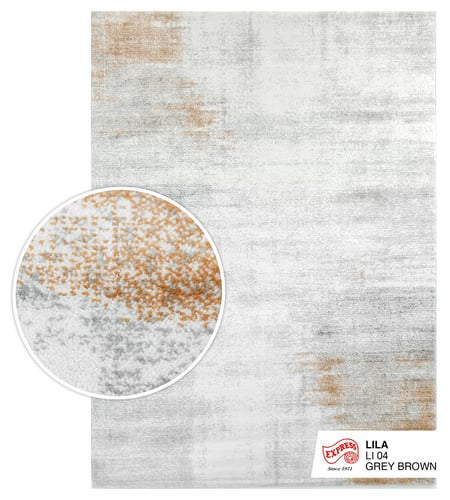 LILA (L1) RUG LI04 L1 200x290 CM. GREY BROWN