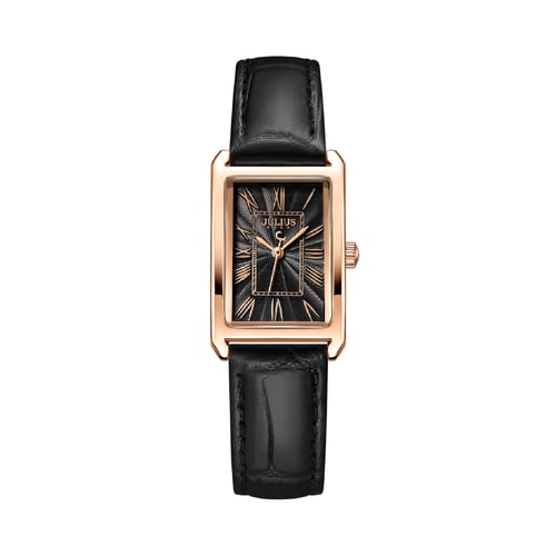 นาฬิกา Julius JA-1338 D สายหนัง สีดำ
