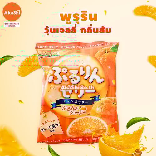 Fujisho Pururin Jelly Orange Flavor - พูรุริน เยลลี่คาราจีแนน กลิ่นส้ม