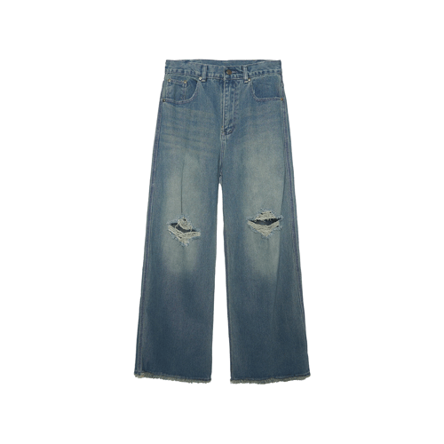 NWL.BKK NIGHTMARE 07 BAGGY JEANS BLUE