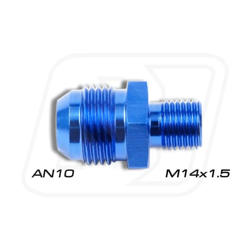 Billion ข้อลดเกลียว M14x1.5/โอริง ออก AN6/AN8/AN10 (BLUE/BLACK)