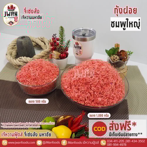 กุ้งฝอยชมพูใหญ่