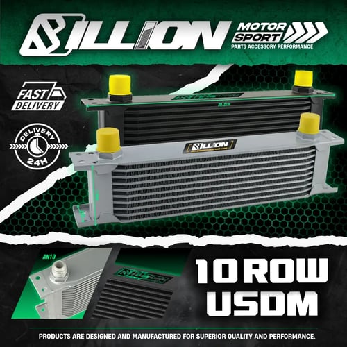 แผงออยคูลเลอร์ Billion USDM AN10 10Row Silver