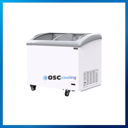 ตู้แช่แข็งบานกระจกโค้ง 9.4 คิว [SNC-0285]