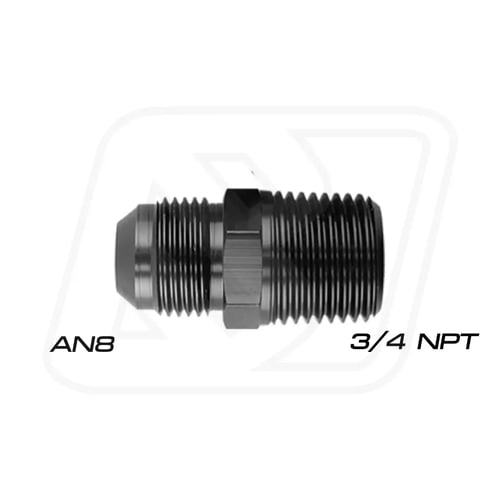 Billion ข้อลดเกลียว 3/4"NPT ออก AN8/AN10 (BLUE/BLACK)