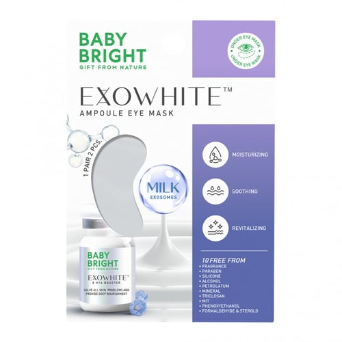 Baby Bright เอ็กซ์โซไวท์แอมพูลอายมาสก์ 2.5g.