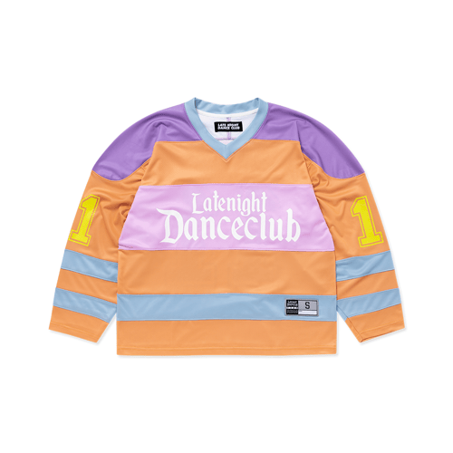 LATE NIGHT DANCE CLUB HOCKEY SQUAD JERSEY ORANGE