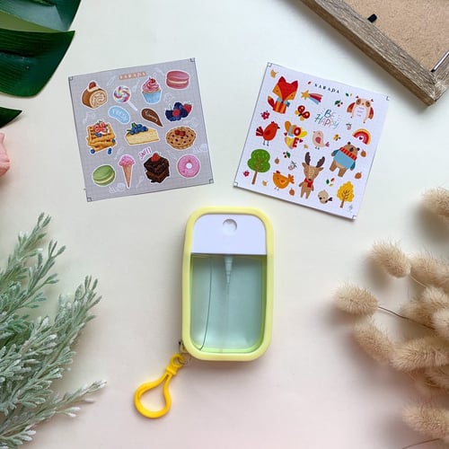 ?เเถมฟรี สติ๊กเกอร์สุดคิ้วท์ ❗✨สเปรย์แอลกอฮอล์ แบบหมุน 50 ml?  by NaradaAsia ?