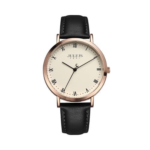 นาฬิกา Julius JA-1365 A สายหนัง สีดำ
