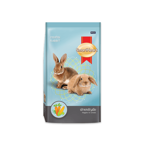 SmartHeart Rabbit สมาร์ทฮาร์ท อาหารกระต่าย สูตรผักและธัญพืช