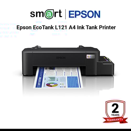 เครื่องพิมพ์อิงค์เจ็ท Epson EcoTank L121 A4 Ink Tank Printer