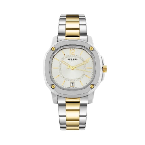 นาฬิกา Julius JA-931 L สายสแตนเลส สีสองกษัตริย์