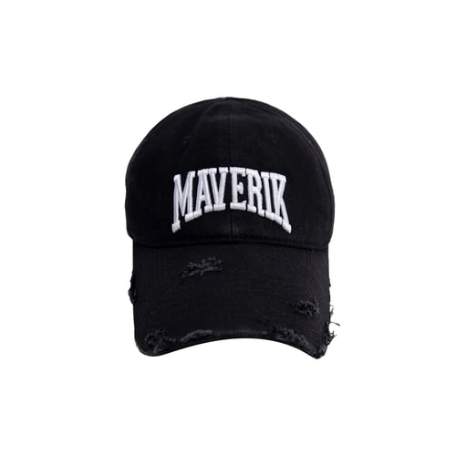 MAVERIK MVR DISTRESSED VINTAGE HAT BLACK