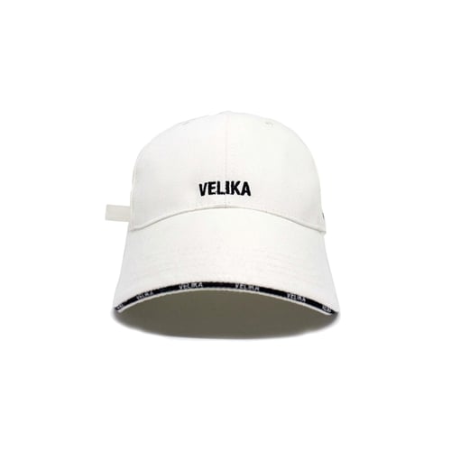 VELIKA LOGO CAP WHITE