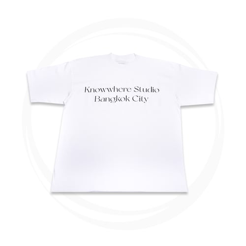 KNOWWHERE STUDIO UNIFORM FOR THE PEOPLE T-SHIRT WHITE