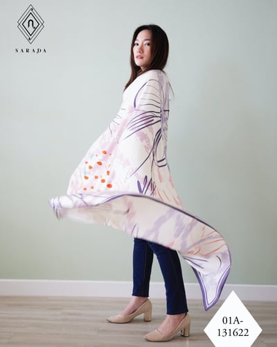 ผ้าพันคอ ผ้าคลุมไหล่ผืนใหญ่ 01A-131622