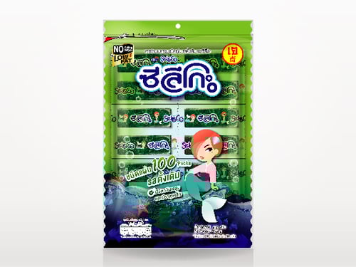 ซีลีโกะ สาหร่ายอบกรอบชนิดแผ่น แพค 100 ชิ้น (ขนาด 45 กรัม)