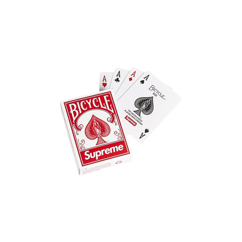 BICYCLE X SUPREME MINI PLAYING FW09 CARDS RED