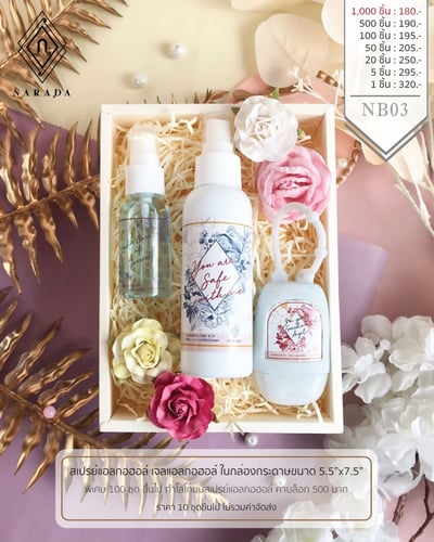 Alcohol Gel and Spray gift Set NB03
