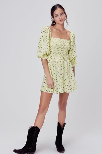 FOR LOVE & LEMONS - CHRYSANTHEMUM MINI DRESS