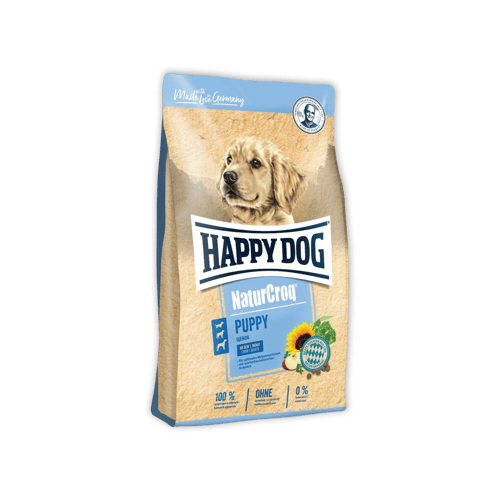 [MANOON] HAPPY DOG NaturCroq Puppy แฮปปี้ ด็อก เนเชอร์คร๊อก ปั๊ปปี้ อาหารลูกสุนัขทุกสายพันธุ์ สูตรเนื้อสัตว์ปีกและเนื้อปลา