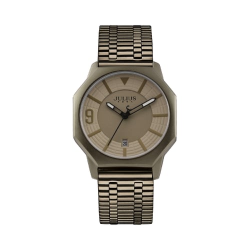 นาฬิกา Julius JA-1462 F สายสแตนเลส สีน้ำตาลทอง