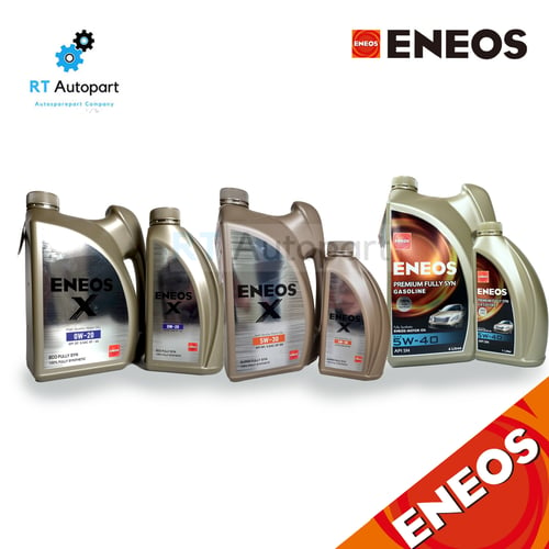 ENEOS น้ำมันเครื่องสังเคราะห์แท้ 100% เอเนออส เกรด 0w-20 / 5w-30 / 5w-40 / Fully Synthetic API SN 0w20 5w30 5w40