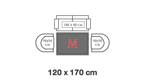 พรมไซส์ M (120x170 ซม.)