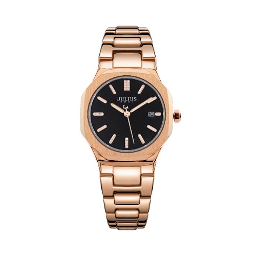 นาฬิกา Julius JA-1379 H สายสแตนเลส สีโรสโกลด์