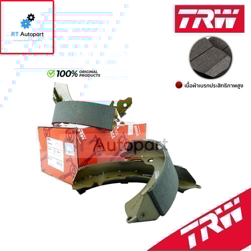 TRW ผ้าดรัมเบรกหลัง Isuzu Dmax Chevrolet Colorado ตัวเตี้ย 2wd ปี03-12 / ผ้าเบรก ผ้าเบรค / GS7898
