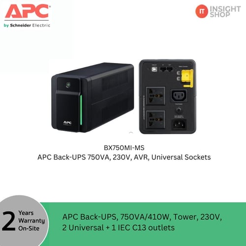 เครื่องสำรองไฟ UPS BX750MI-MS