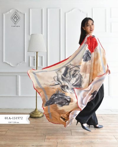 ผ้าพันคอพิมพ์ลาย 01A-131572 