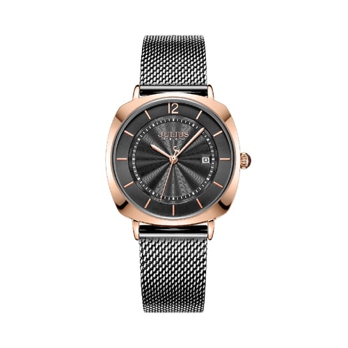 นาฬิกา Julius JA-1190L H สายสแตนเลสถัก สีเทา