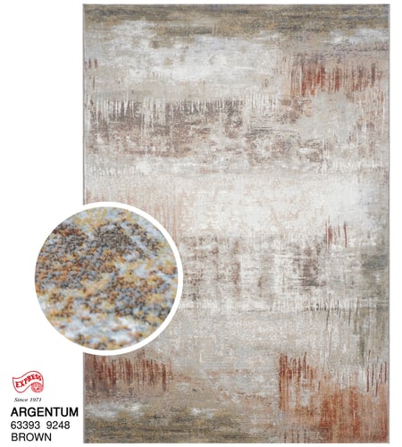 พรมรุ่น ARGENTUM (L1) 63393 9248 L1 200x290 ซม. BROWN