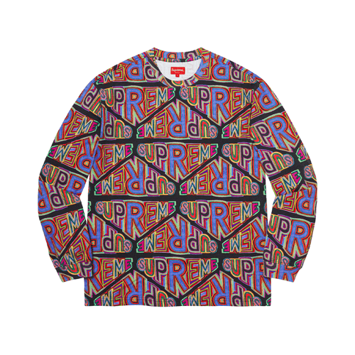 SUPREME PERSPECTIVE LONG SLEEVE T-SHIRT BLACK