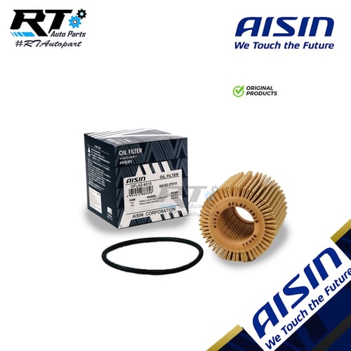 Aisin กรองน้ำมันเครื่อง Toyota Altis ปี12-20 เครื่อง Duo VVTi 1ZR 3ZR Yaris 1.2 ปี14-17 Prius /  OFLAZ4015