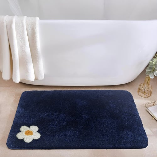 ELLE DOOR MAT AM 6-2 NAVY BLUE
