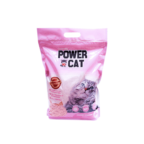 [MANOON] POWER CAT Tofu Cat Litter Honey Peach Scent 6L