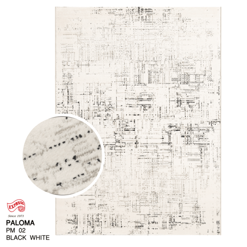 PALOMA (XXL) PM02 XXL 300x400 CM. BLACK WHITE