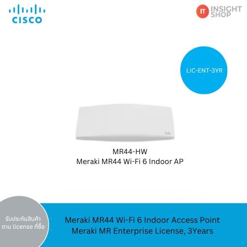 [MR44-HW]Meraki MR44-HW + Enterprise License 3YR
