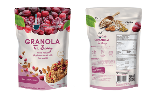 กราโนล่ารสทีเบอรี่ 250 กรัม