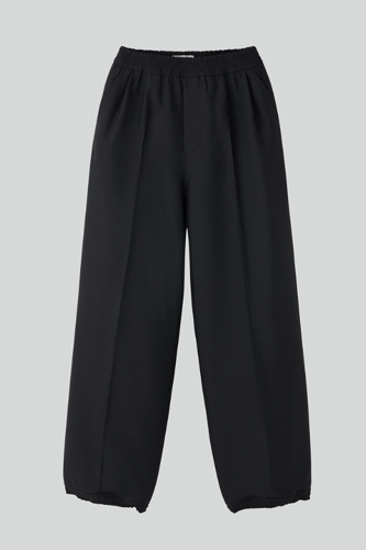 RECTO - PORT WIDE JOGGER PANTS (BLACK)