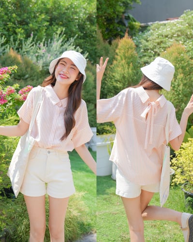 Pretzel shirt (peach)