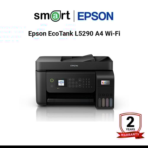 เครื่องพิมพ์อิงค์เจ็ท Epson EcoTank L5290 A4 Wi-Fi All-in-One Ink Tank Printer with ADF